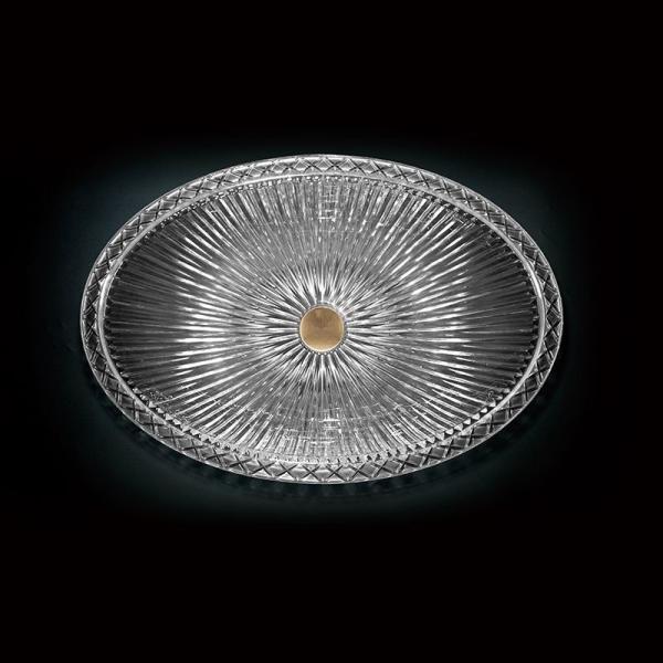 One Piece Molding Glass Vessel Sink Bowls 550mm Long No Overflow