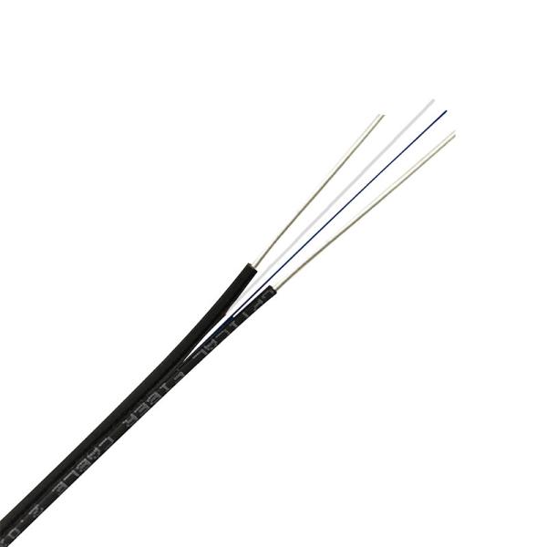 Cabo pendente aéreo exterior de G657 MDPE FTTH com mensageiro Wire