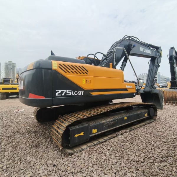 Hot Selling Original Korea Hyundai 275LC-9T 25.7Ton Crawler Hydraulic Low Hours Good Condition Used Excavator for Sale