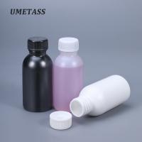 Botellas de plástico redondas de HDPE biodegradables para recipientes de sello de líquidos químicos 100 ml