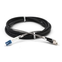 2 branche optique extérieure unimodale de corde de correction de fibre du duplex LSZH GYFJH DLC-DLC de noyau