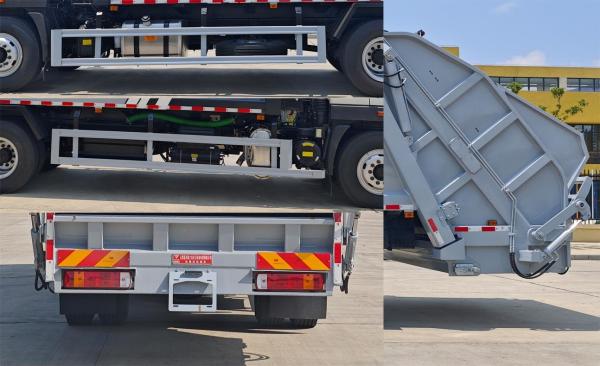 Rubbish Collection Vehicle Compression Garbage Truck With Hydraulic