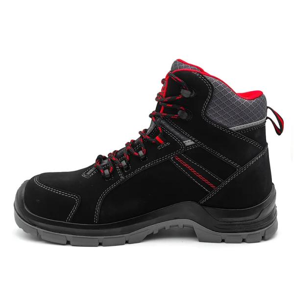 S3 Bottes de sécurité en cuir authentique pour hommes Bottes de sécurité respirantes pour le travail