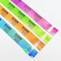 Pulseiras de papel personalizadas para eventos sintéticas