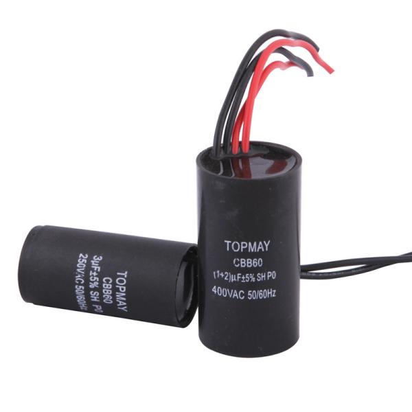 CBB60 Motor Run Capacitor 1+2uf 250VAC Twin Tub Washing Machine