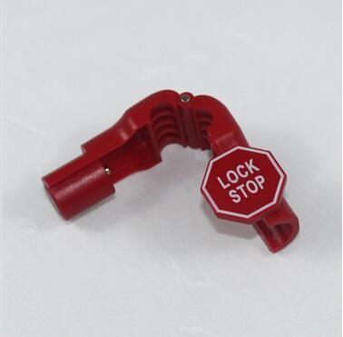 COMER supermarket security display hook stoplock, stop lock, stoplok, display hook stopper