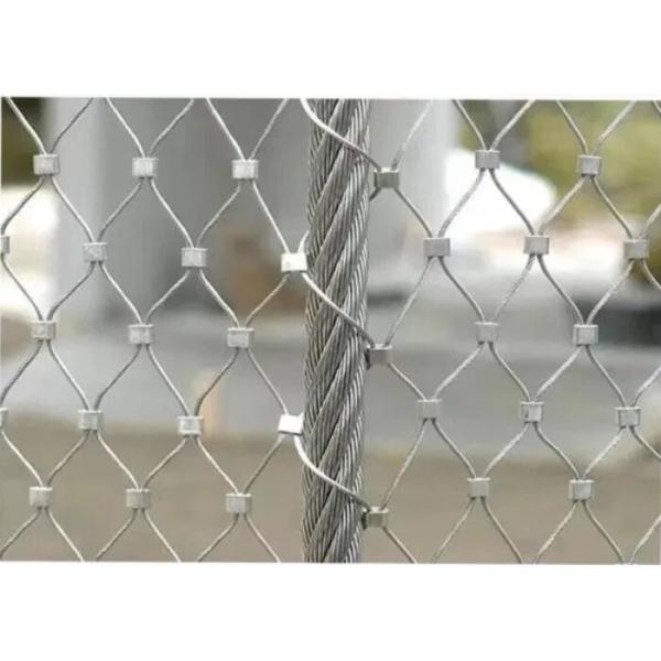Customizable Balustrade Cable Mesh with Wire Diameter 1.2mm-6.0mm and Mesh Hole Size