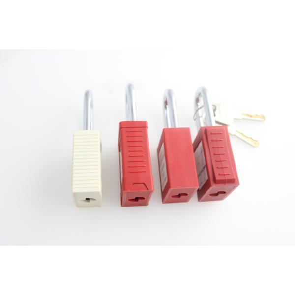 38 Mm Shackle Safety Lockout Padlocks , ABS Material Safety Padlock