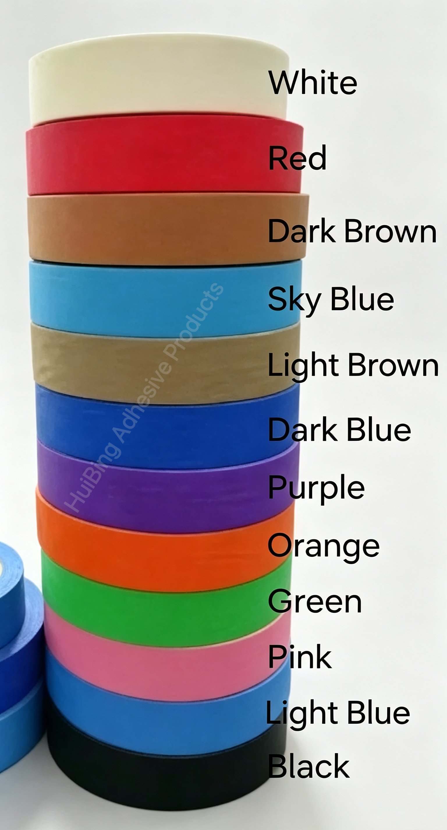 Washi Masking Tape with Water-based Acrylic Adhesive 130μm Thickness and 80℃ Temperature Resistance