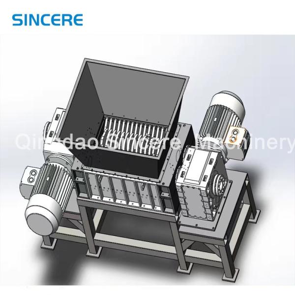 Customized Industrial Plastic Shredder Machine For Recycling Plastic Bottle Crusher