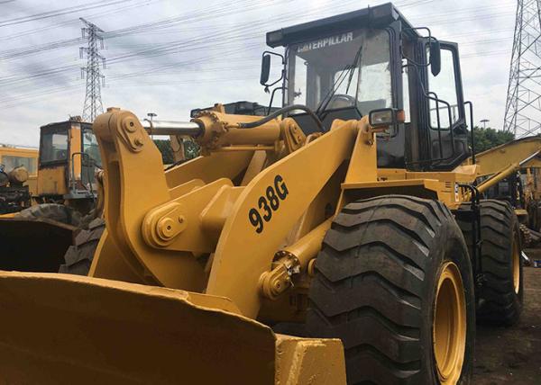 Equipamento de construção do carregador 938G 15000KG da roda do gato da segunda mão