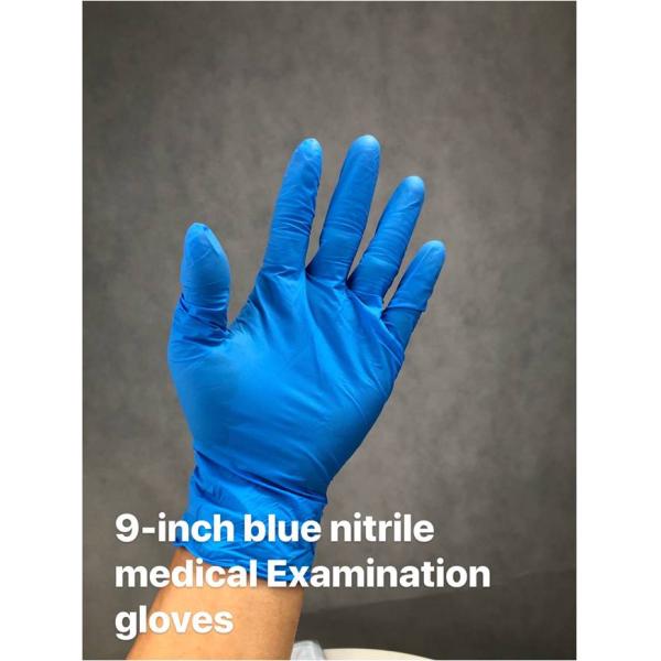 Bodyguards Clear Vinyl Nitrile Medical Examination Gloves / Blue Nitrile Exam Gloves