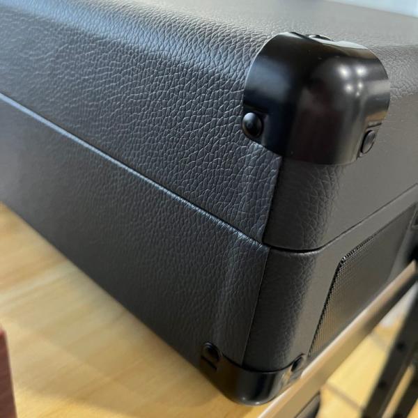 3 Speed Bluetooth Turntable Speakers Vintage Suitcase Vinyl Record Speaker