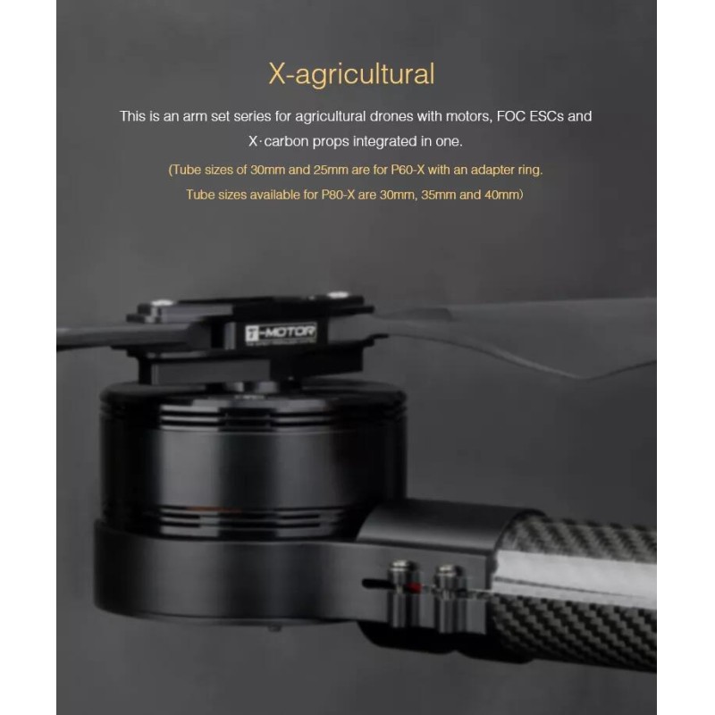 T-MOTOR P80-X Plant Integrated Power System With Efficient UAV Components Motor ESC Propeller For Agriculture Drone