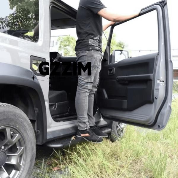 Suzuki Jimny 2007-2023 Black Aluminum Alloy Side Step Pedal