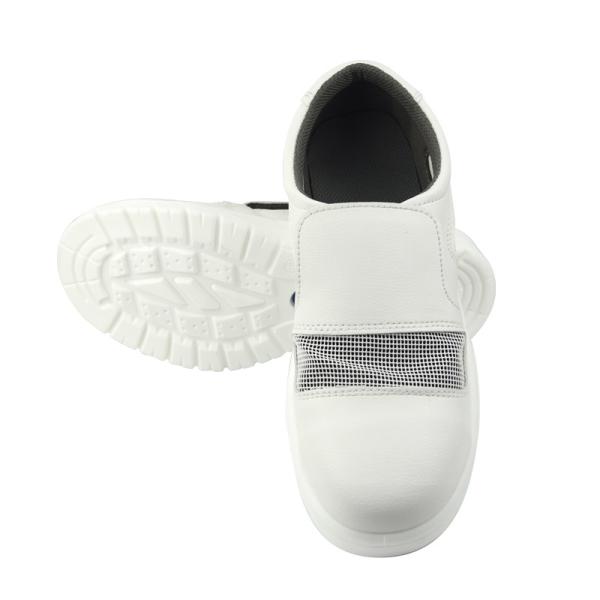 White PU Leather Upper Material ESD Anti Static Safety Shoes Unisex Gender Steel Toe