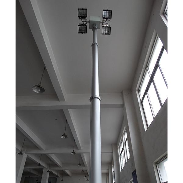 6.1m Pneumatic Telescopic Mast Light Tower for Fire Tender Illumination