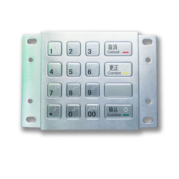 Шифровать кнопочная панель оплаты EPP ATM ключей IP65 16 для киоска банка