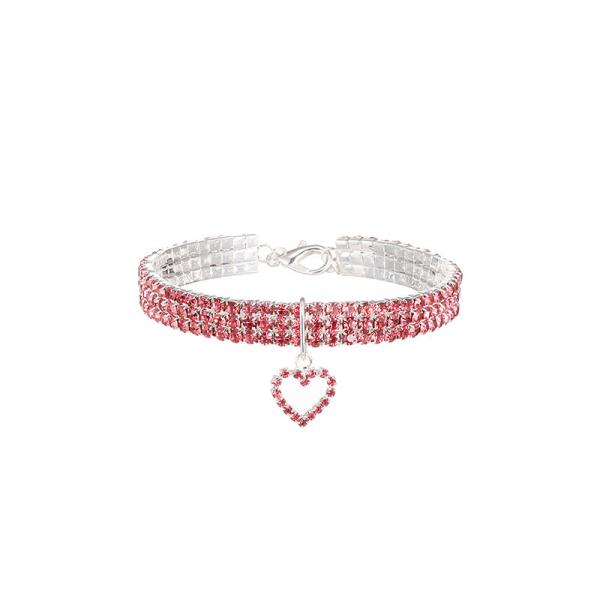Fashionable Hot Selling Pet Accessories Cat Collar With Crystal Shinning Decoration For Pet Cat Dog