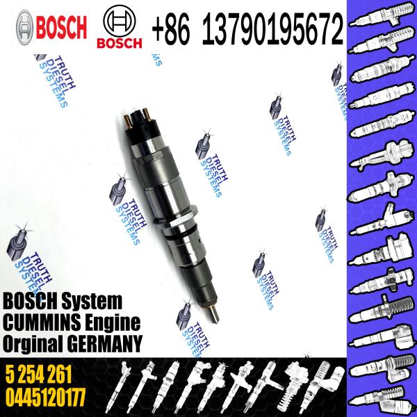 common rail injector 0445120177 5254261 injector for Cummins ISB QSB 4.5 / 6.7 diesel fuel injector nozzle 0445120177