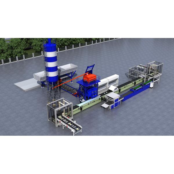 Máquina de fabricación de paneles de pared de hormigón totalmente automática Línea de producción de piedra de chapa