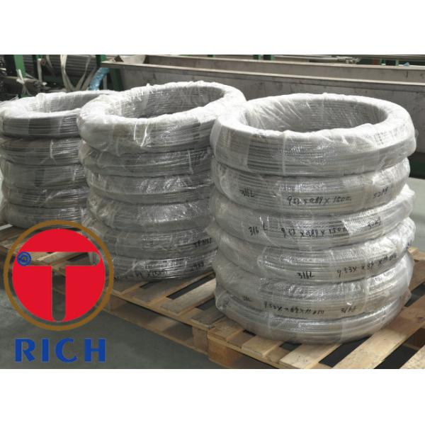 Bobina capilar del tubo del acero inoxidable de Astm A269 para las industrias eléctricas del dispositivo