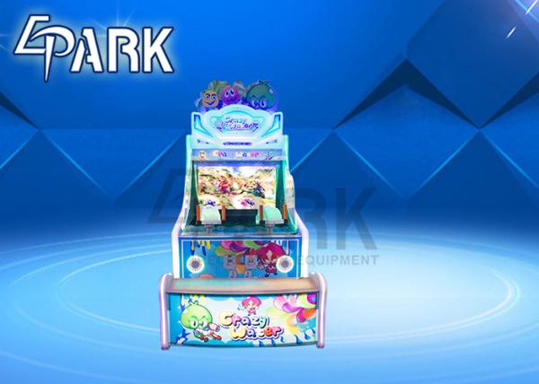 Coin Pusher Water Shooting Video Game Machine With 1 Year Warranty