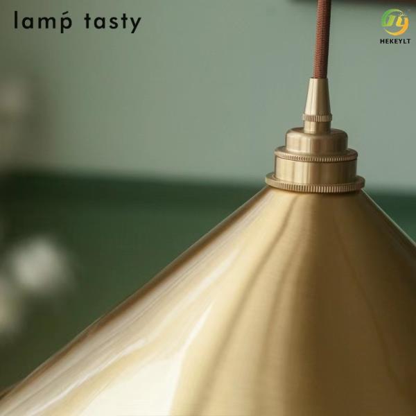 Простой металлический абажур, современный винтажный подвесной светильник, стеклянная лампочка, внутреннее украшение