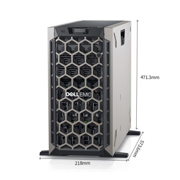 10 core Dell T440 8 bay tray case PowerEdge server 4210R H730P DVDRW 495W Tower Computer