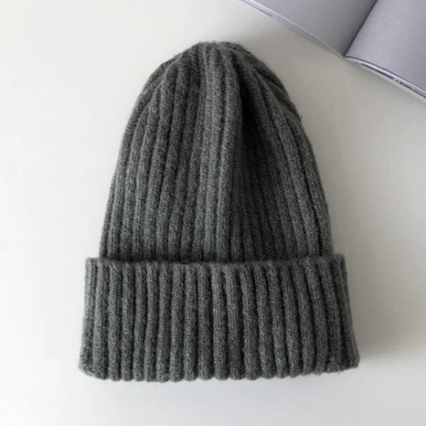 As mulheres das cores dos doces fizeram malha lãs de Beanie Hats Warm Kpop Style