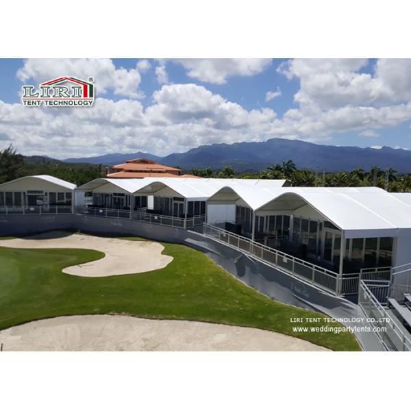 УЛЬТРАФИОЛЕТОВЫЕ устойчивые шатры спортивного мероприятия крышки крыши ПВК как трибуна ВИП/белый шатер события