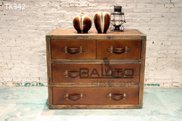 classical old style antique wooden 4 drawers case furniture