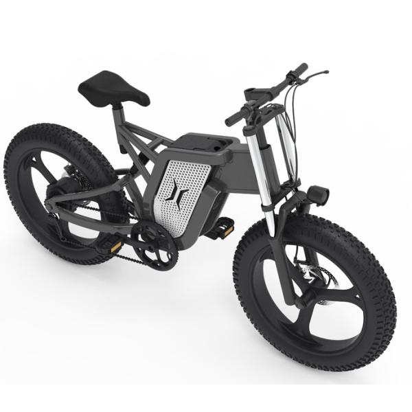 55km/H Max Speed Electric City Bikes 48v 500w Electric Bike Light Operation