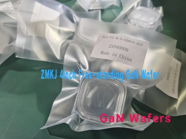M-linha central Undoped HVPE GAN Wafers For de 10X10mm semiconducting