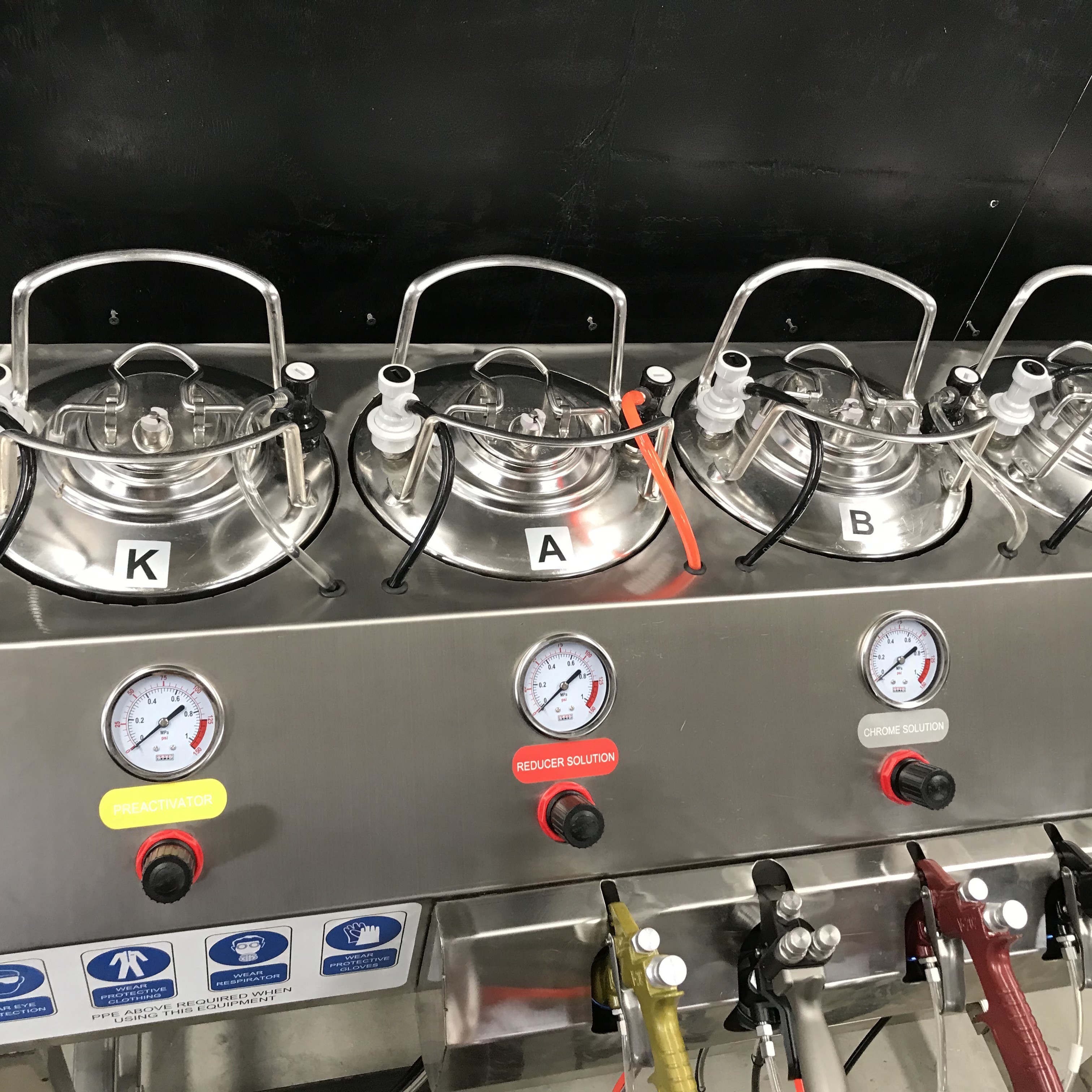 Гидро Nano машина 35kg системы плакировкой Chrome брызг для пластикового металла