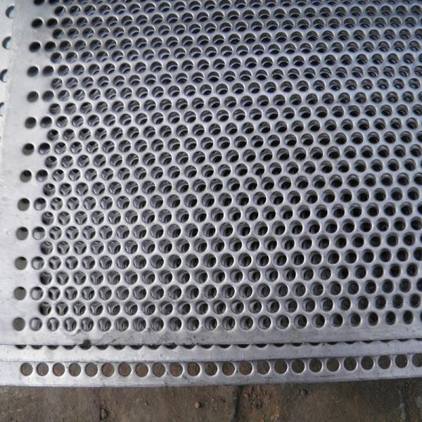 Customized Hole Shape Perforated Metal Sheet With Durable Surface For Industry Use
