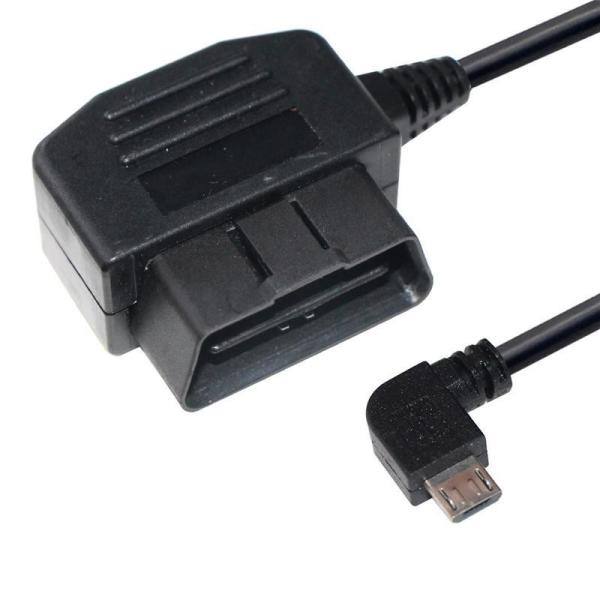 OBD2 16ピンからマイクロUSB 5V 2A診断充電ケーブル