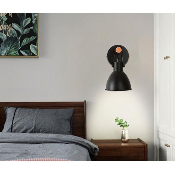 Home Bedroom Walkway Living Room Office Wooden Metal wall light plug in (WH-OR-36)