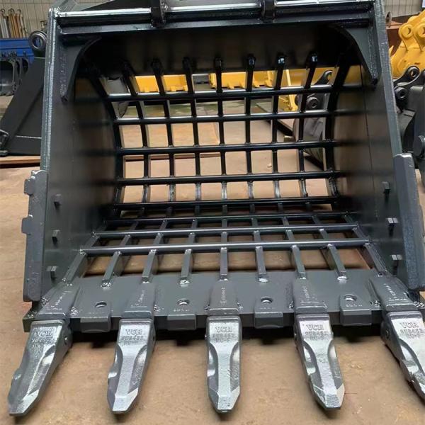 Réseau d'excavatrice personnalisable tamis de roche Esquelette de seau pour la construction Mines tamisage tri