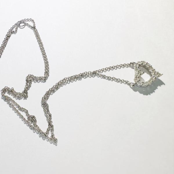 Customized Luxury 18K Gold Heart-Style Pendant Handmade Diamond Necklaces for Women for Anniversary Wedding Banquet