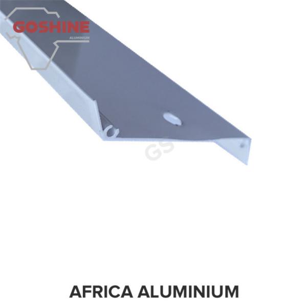 anodized / powder coated black aluminium alloy extrusion profile for south africa