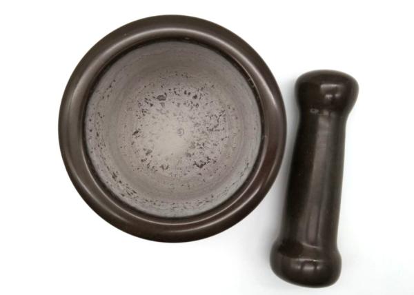 Household Marble Stone Mortar And Pestle Hand Press Herb Spice Garlic Masher Bowl