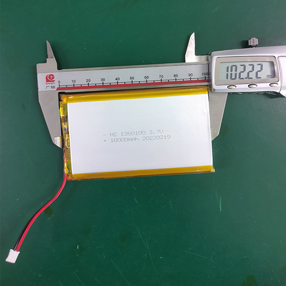 10000mAh 3.7V Li Polymer Battery 1260100 Rechargeable Lithium Ion Battery Cell