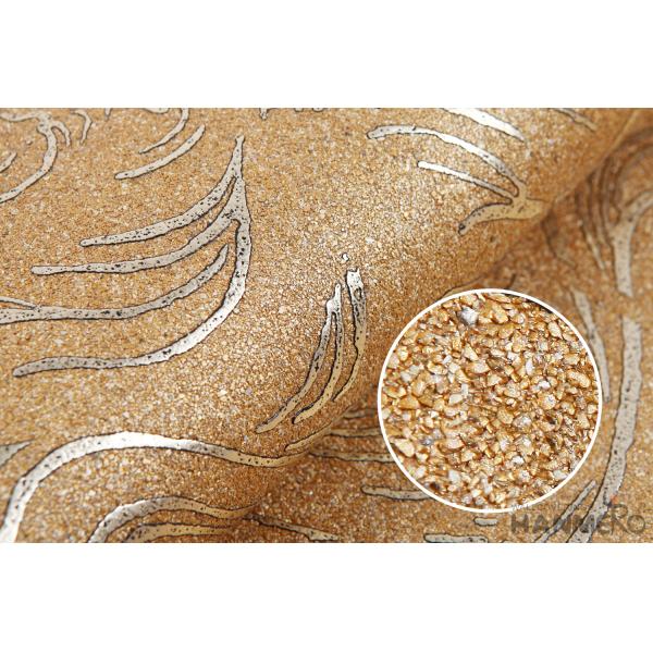 Nightclub Wallpaper Decoration Bronzing Plant Fiber Particle Golden Color