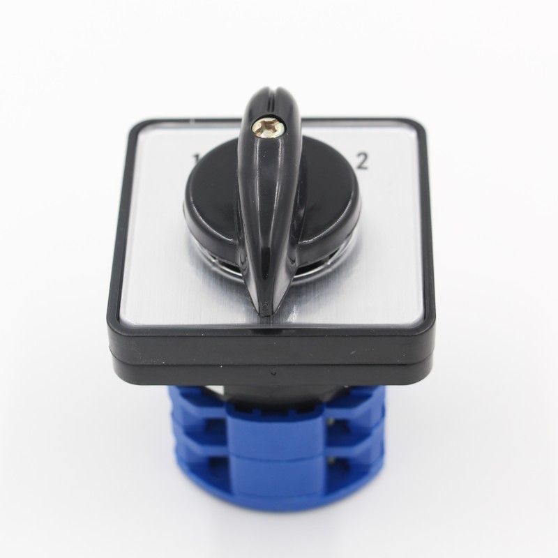 High Quality 3 Position 2 Pole 3 Step Control Panel LW26 Lw28 20A Changeover Switch Rotary Cam Switches with 1-0-2 Position