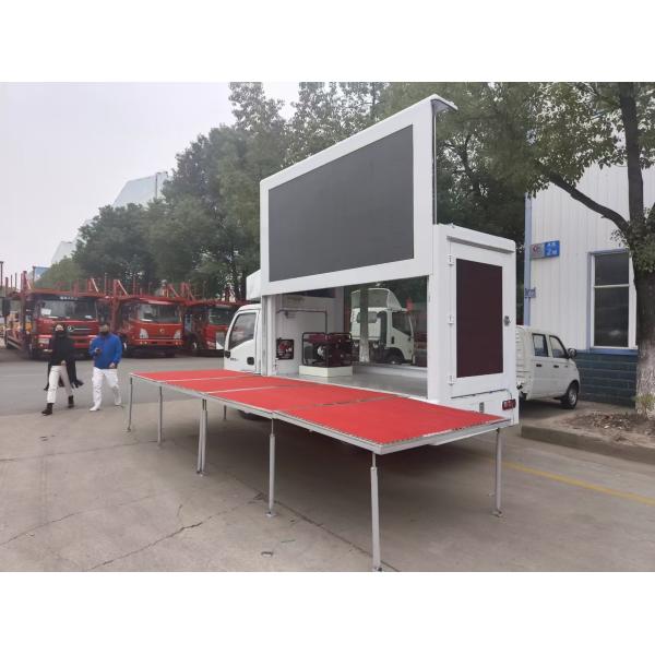 New Advertisement Truck With LED Screen Euro 6 115hp Billboard Advertising Truck