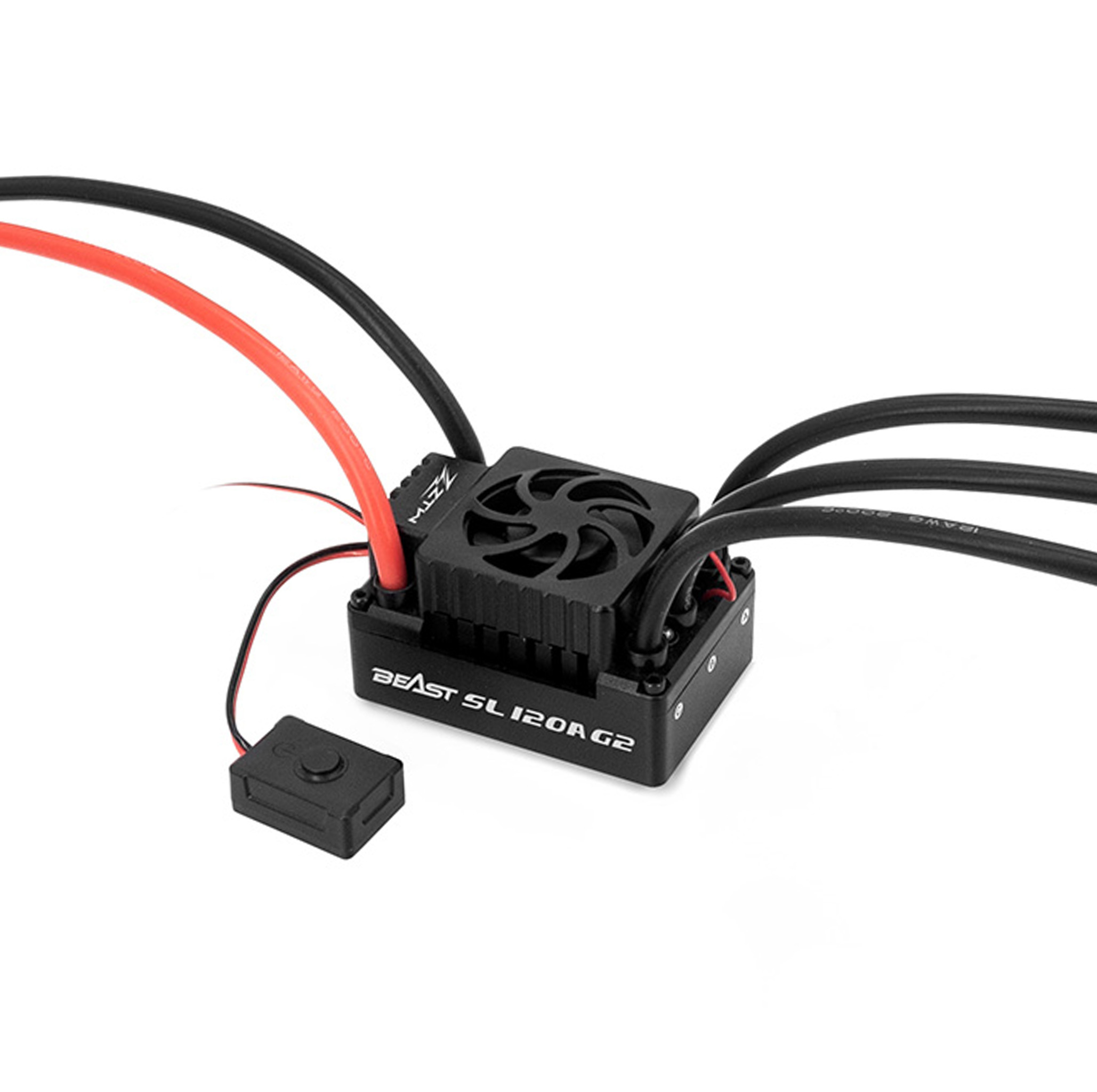Waterproof ZTW Beast 120A G2 32 Bit Sensorless ESC 4S With XT90 For 1:10 RC SCT