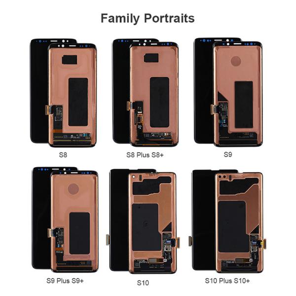 Touch Mobile Phone LCD Screens Digitizer Replacement For Samsung Galaxy S9 S9plus S10 S10plus