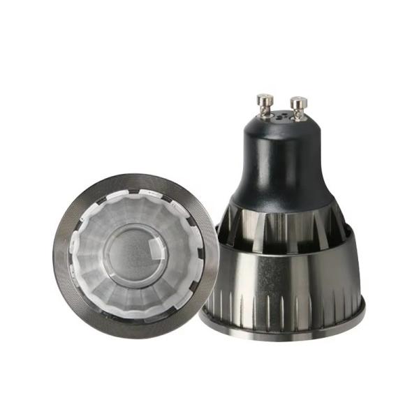 Dimmable LED GU10 3/5/7/10W GX10 PC with ALu Body Warm/Cold White 50*70MM Light Source