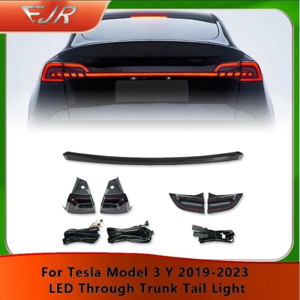 No Oe для модели 3 Y 2019-2023 светодиодный задней лампы Streamer Turn Signal Width Cross Lamp
